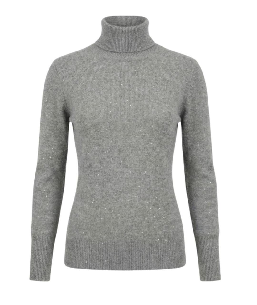 FABIANA FILIPPI Серая кашемировая водолазка, фото 1