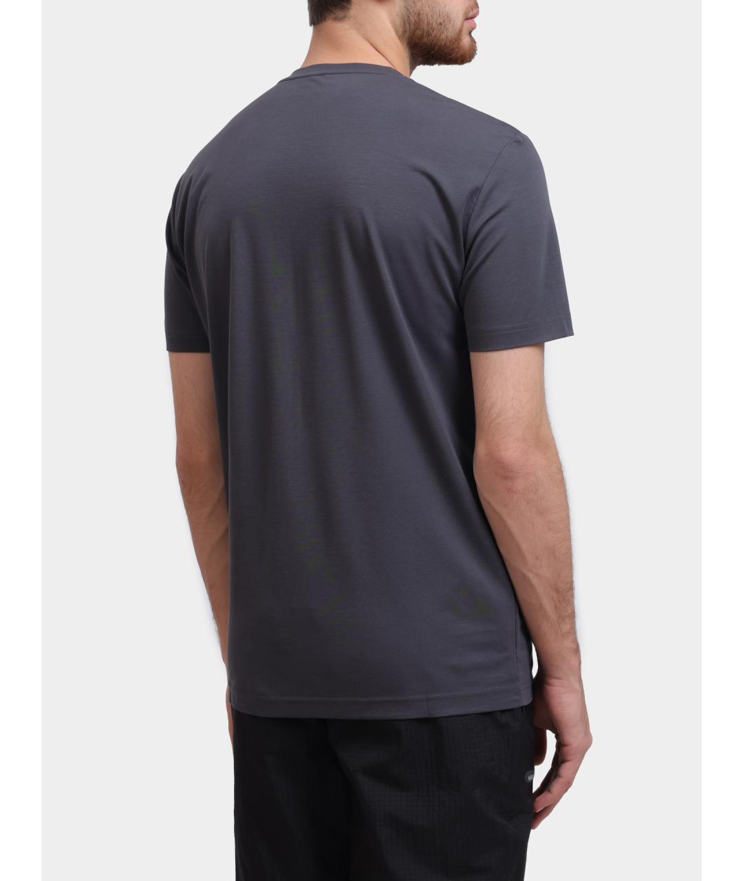 EA7 Серая футболка, фото 4