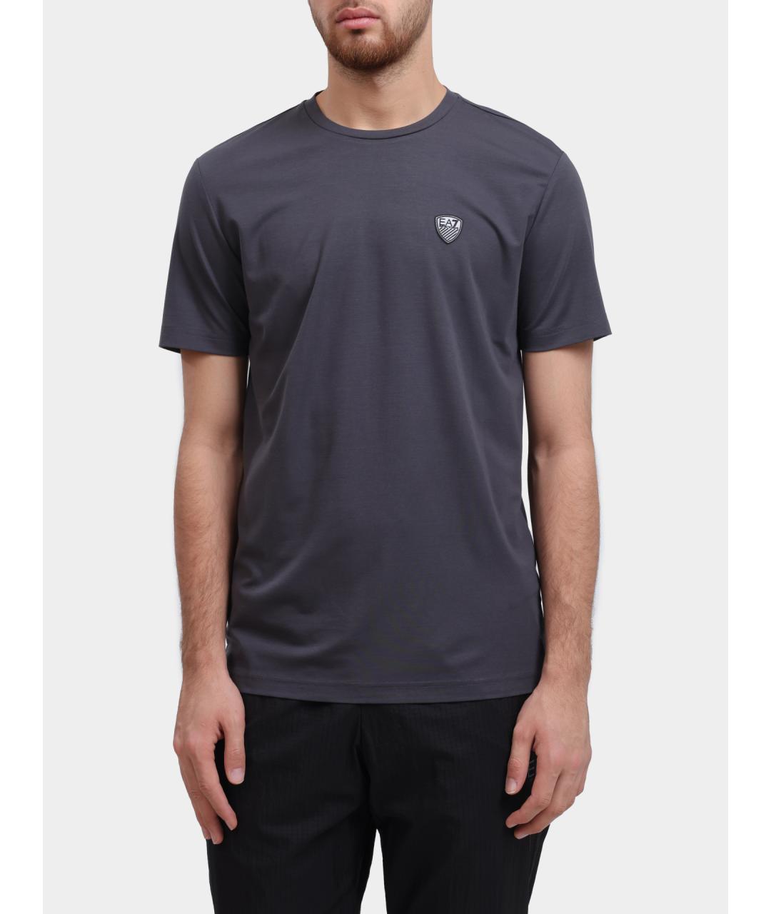 EA7 Серая футболка, фото 5