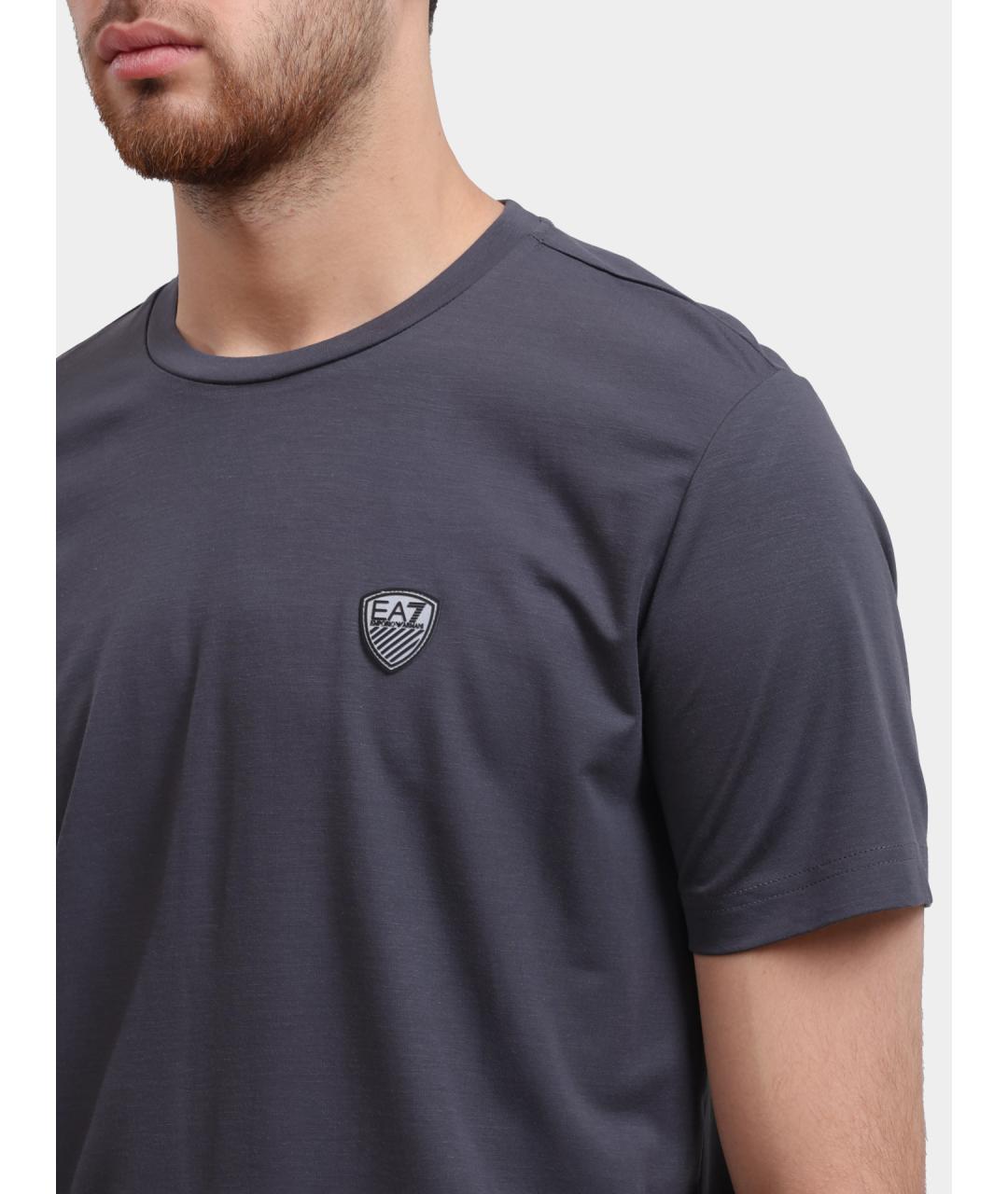 EA7 Серая футболка, фото 3