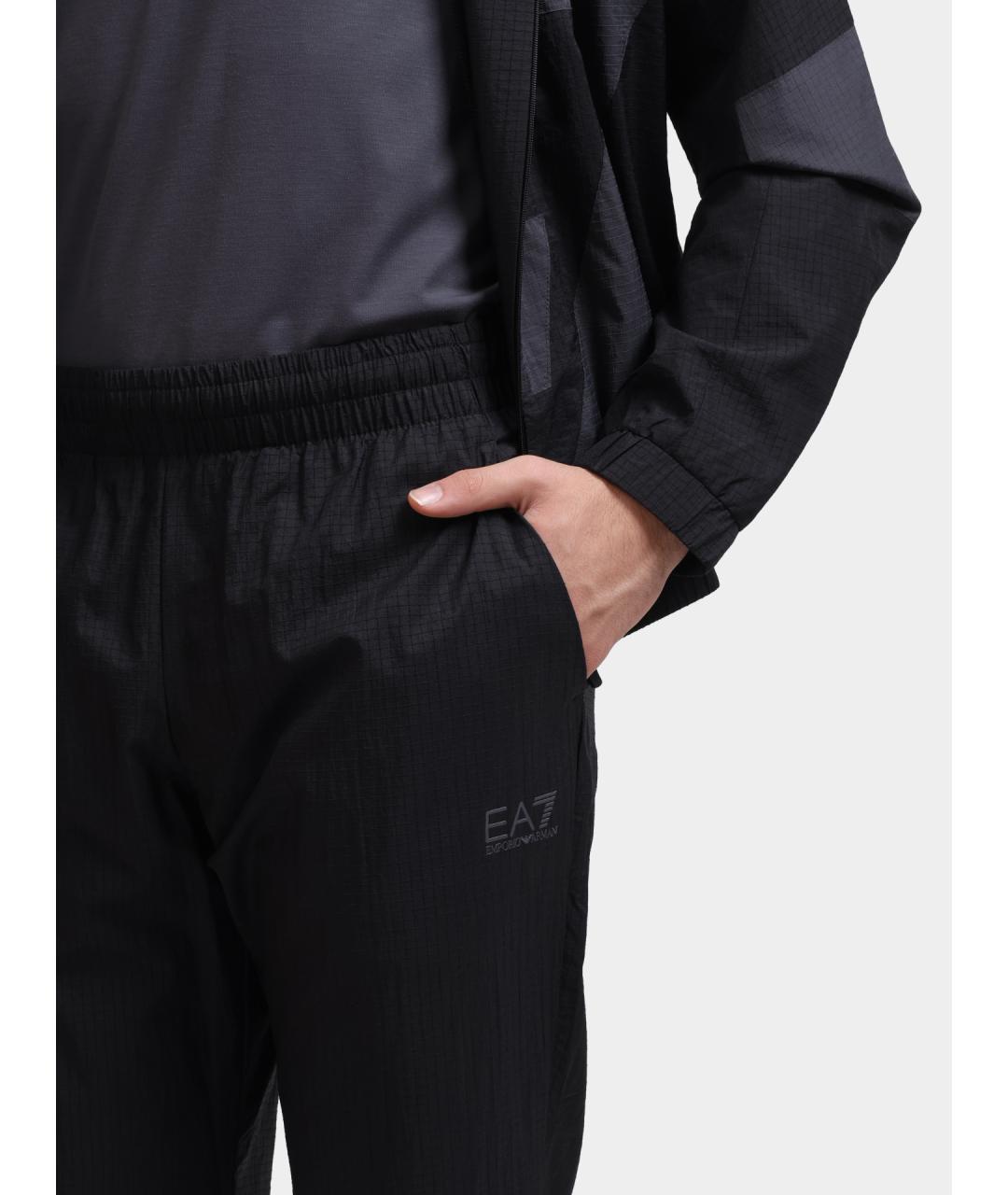 EA7 Черный спортивный костюм, фото 6