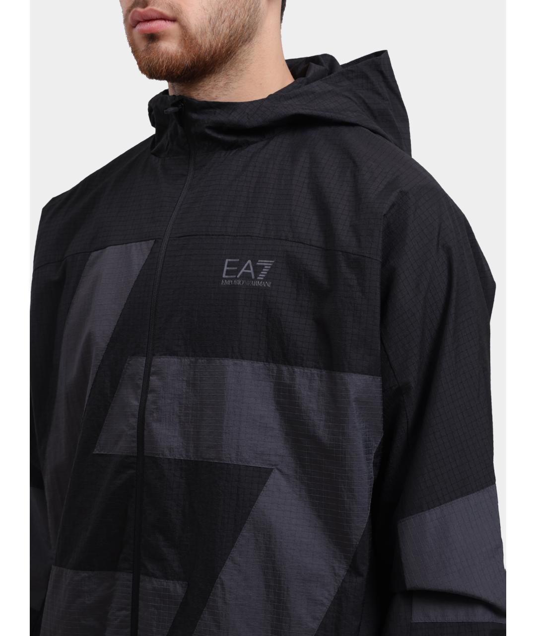 EA7 Черный спортивный костюм, фото 5