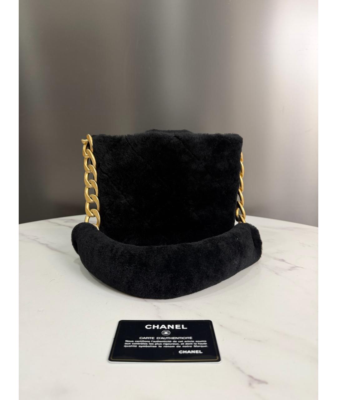 CHANEL Черная сумка через плечо, фото 4