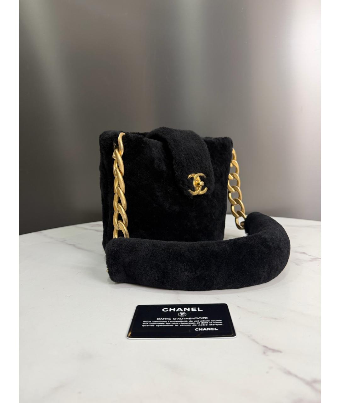 CHANEL Черная сумка через плечо, фото 3