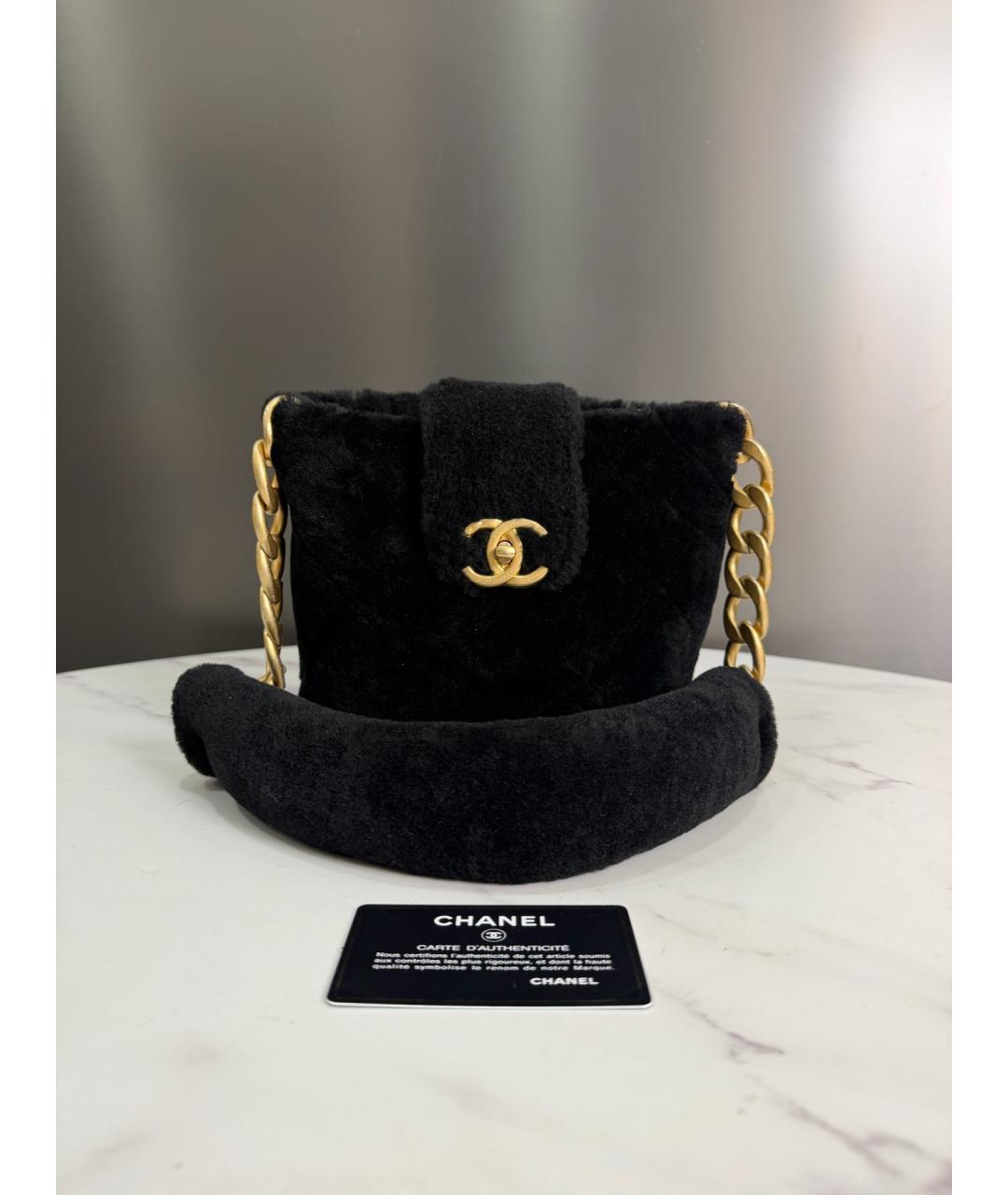 CHANEL Черная сумка через плечо, фото 2