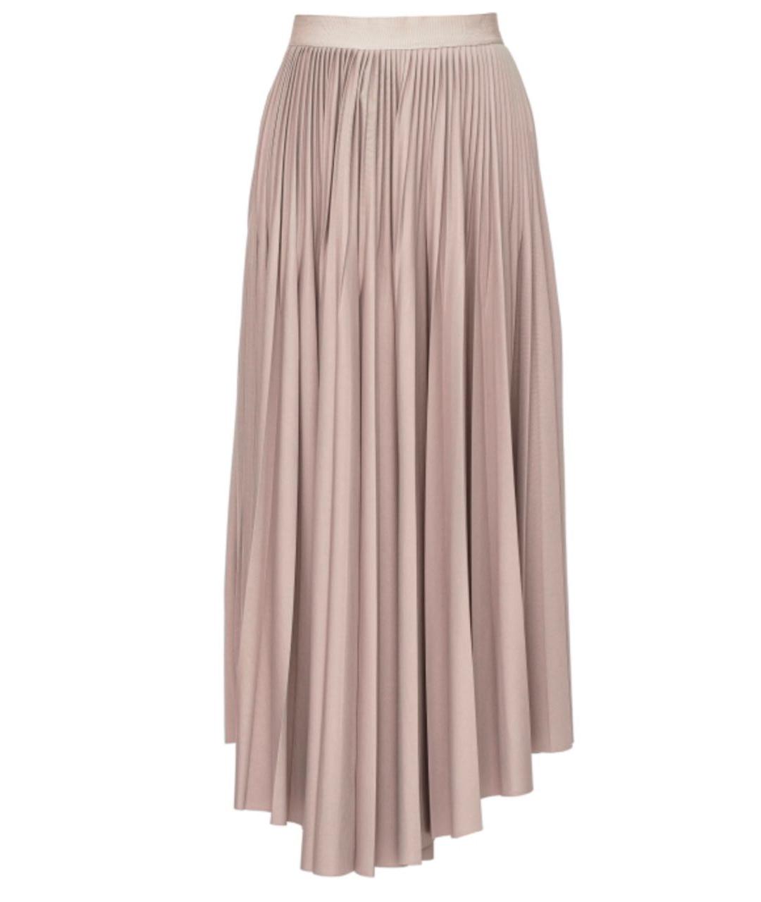 FABIANA FILIPPI Серая полиэстеровая юбка миди, фото 1