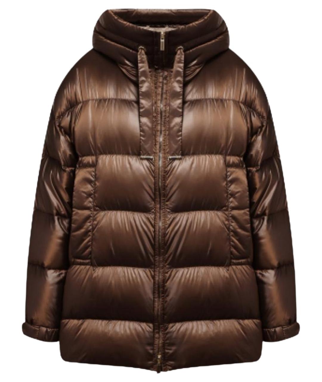 MAX MARA THE CUBE Коричневый пуховик, фото 1