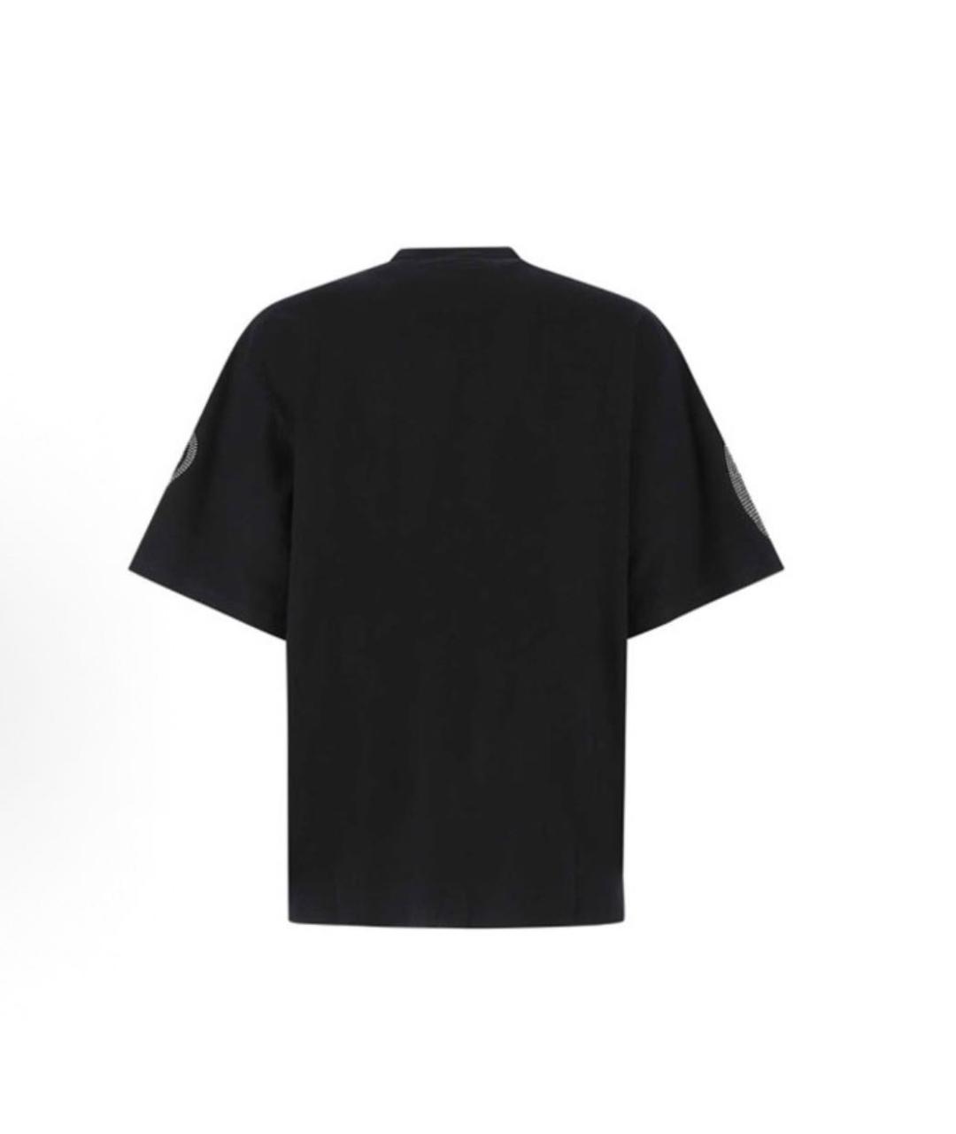 GCDS Черная хлопковая футболка, фото 2