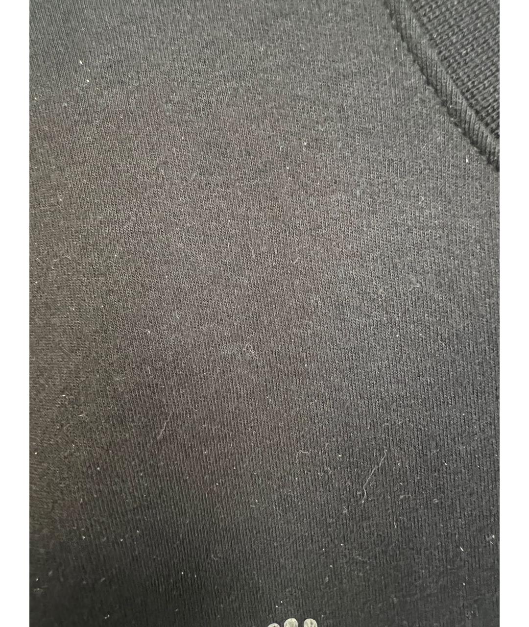 GCDS Черная хлопковая футболка, фото 4