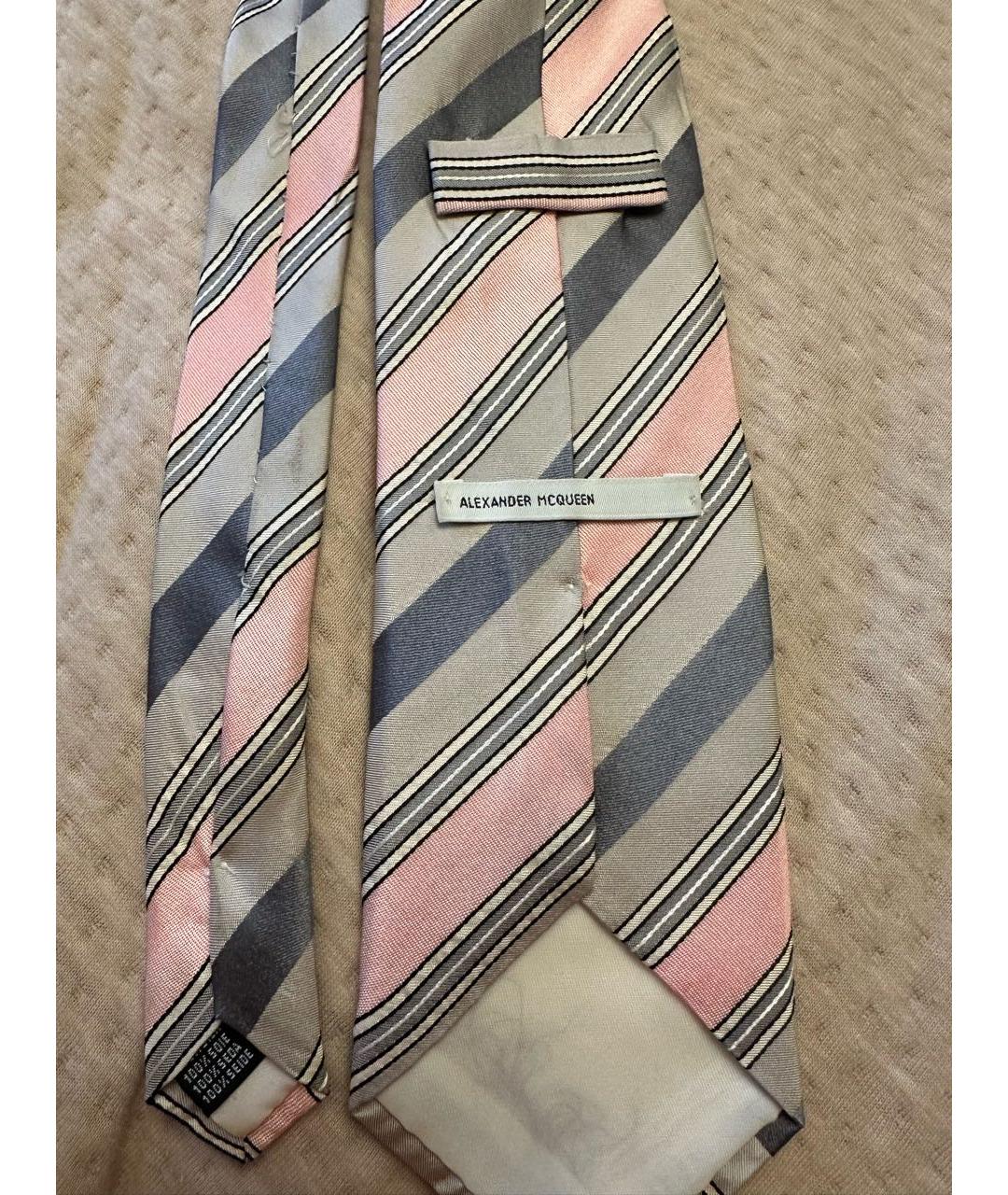 ALEXANDER MCQUEEN Мульти шелковый галстук, фото 3