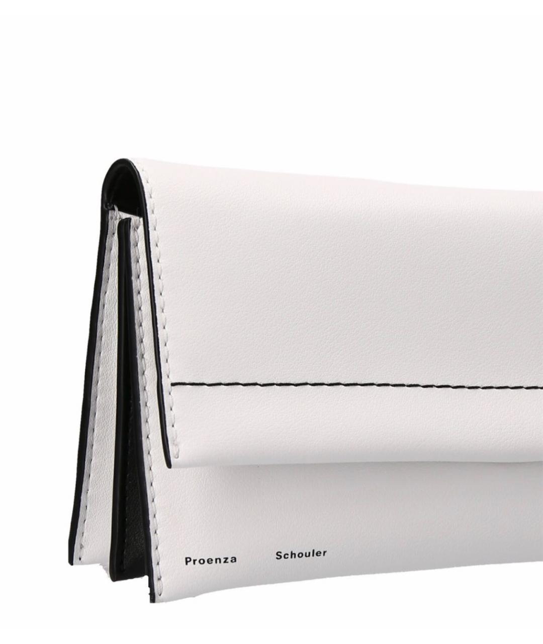 PROENZA SCHOULER Белая кожаная сумка через плечо, фото 2