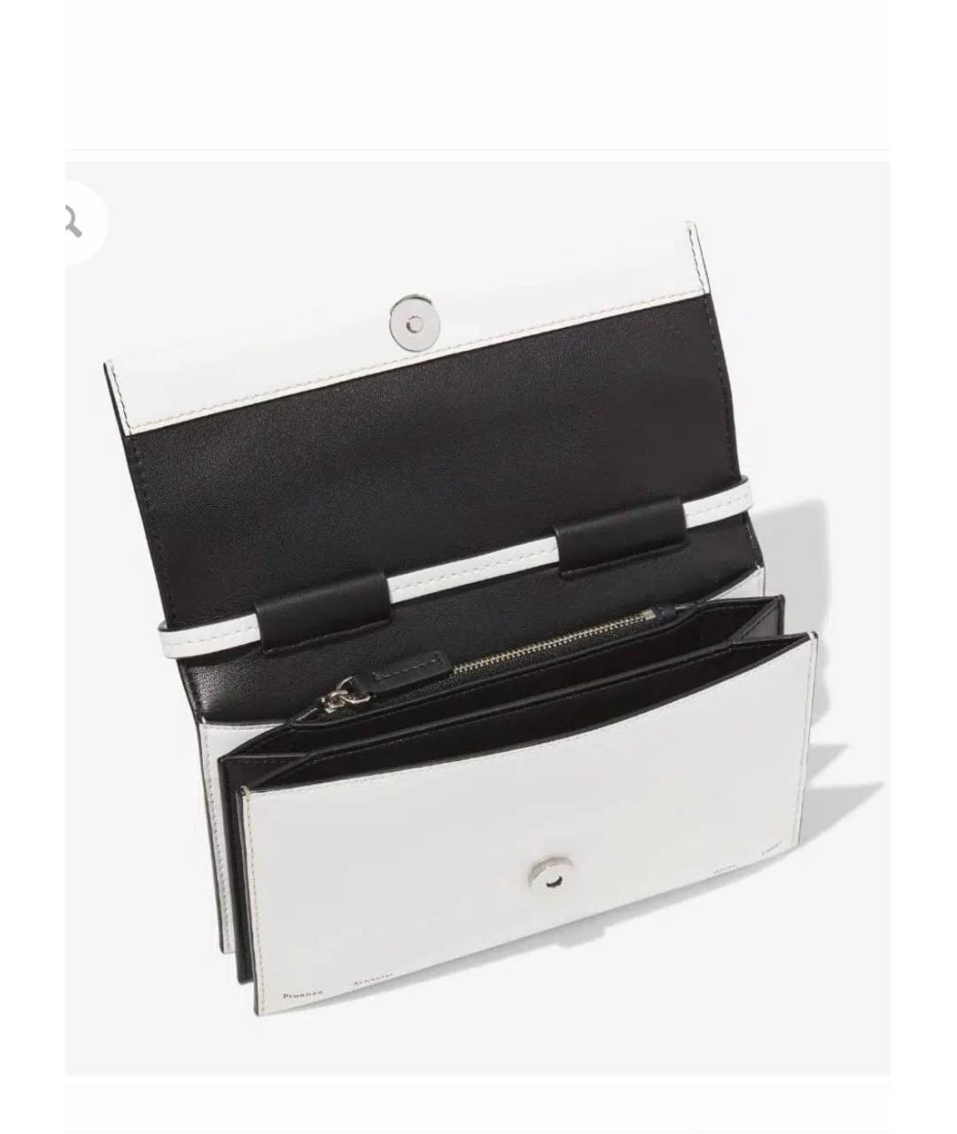 PROENZA SCHOULER Белая кожаная сумка через плечо, фото 4