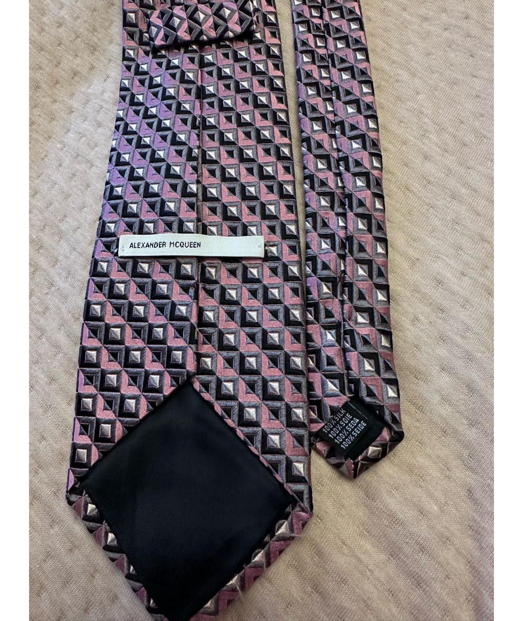 ALEXANDER MCQUEEN Мульти шелковый галстук, фото 3