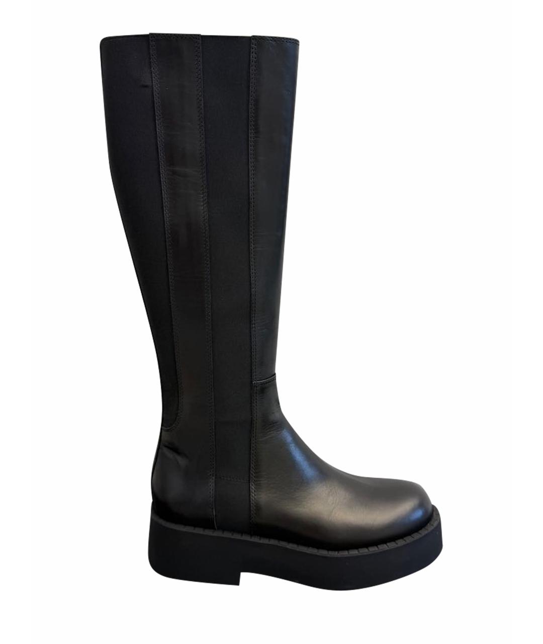 PREMIATA Черные кожаные сапоги, фото 1