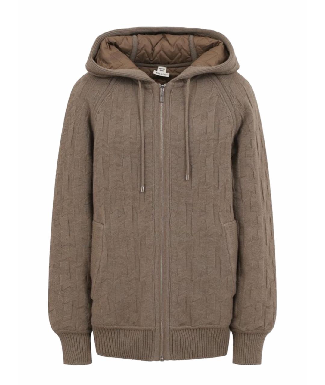 HERMES Серая кашемировая куртка, фото 1