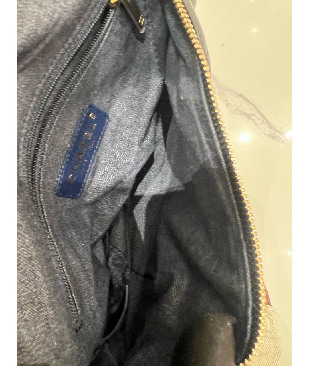 CHANEL Черная кожаная поясная сумка, фото 8