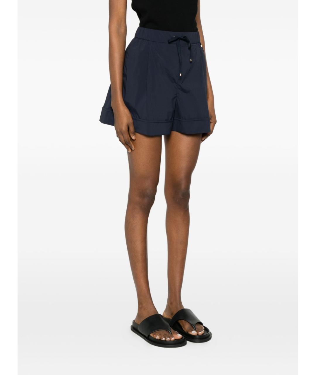 HERNO Синие полиэстеровые шорты, фото 5