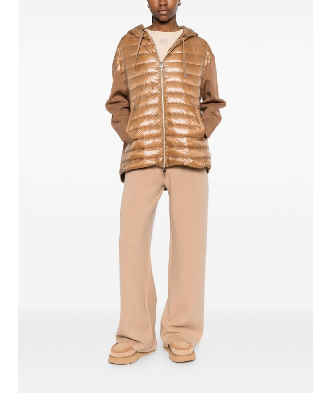 HERNO Коричневая шерстяная куртка, фото 2