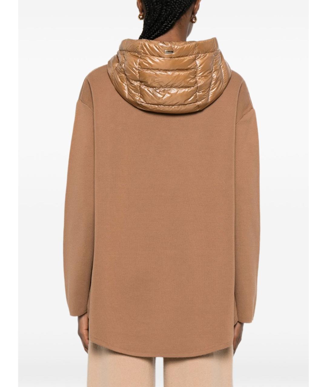 HERNO Коричневая шерстяная куртка, фото 5