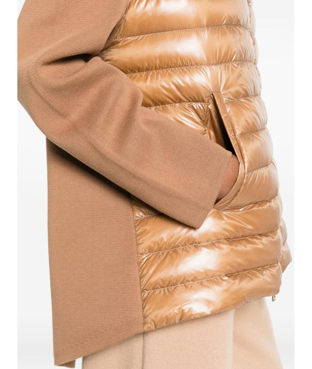 HERNO Коричневая шерстяная куртка, фото 4