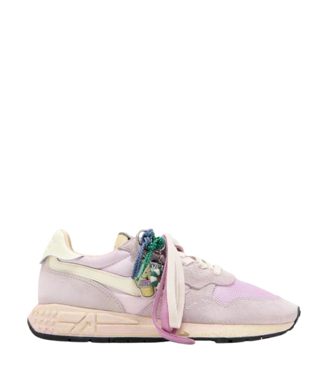 AUTRY Фиолетовые замшевые кроссовки, фото 1