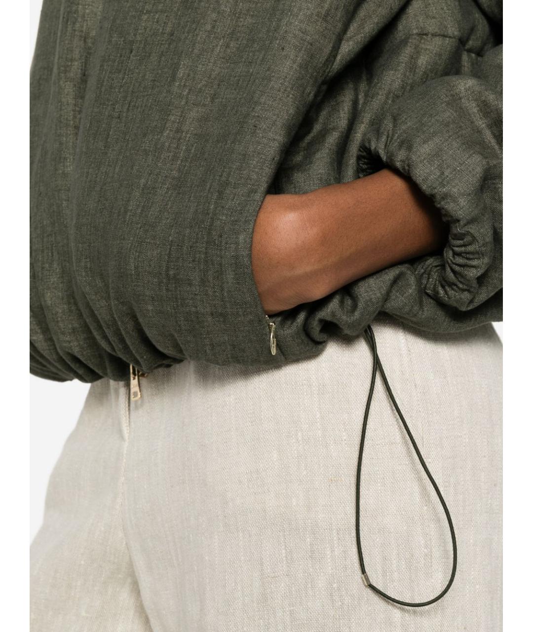 HERNO Зеленая полиамидовая куртка, фото 2