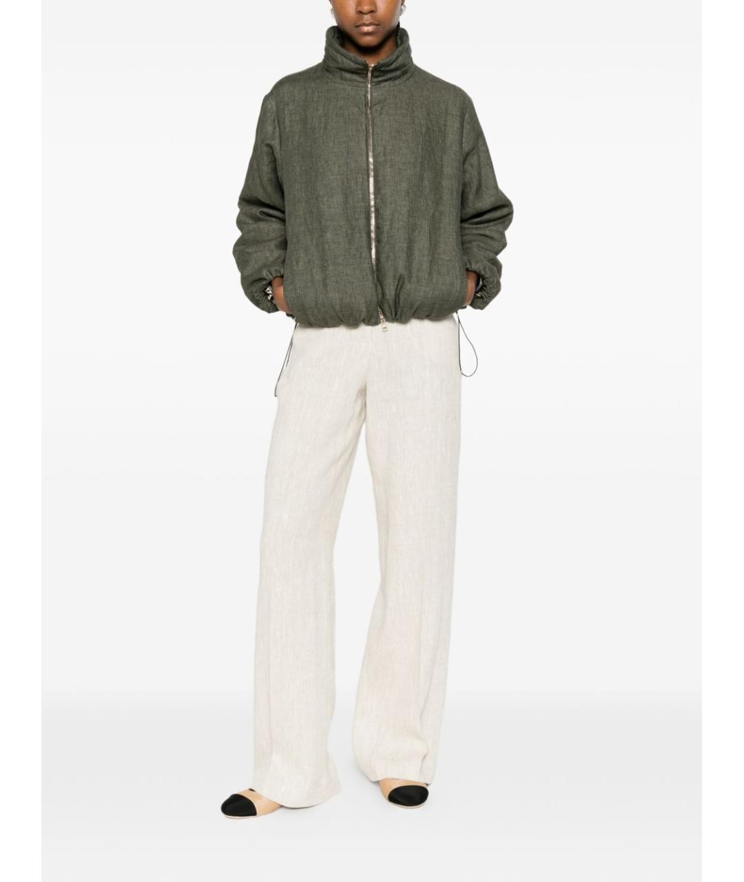 HERNO Зеленая полиамидовая куртка, фото 5