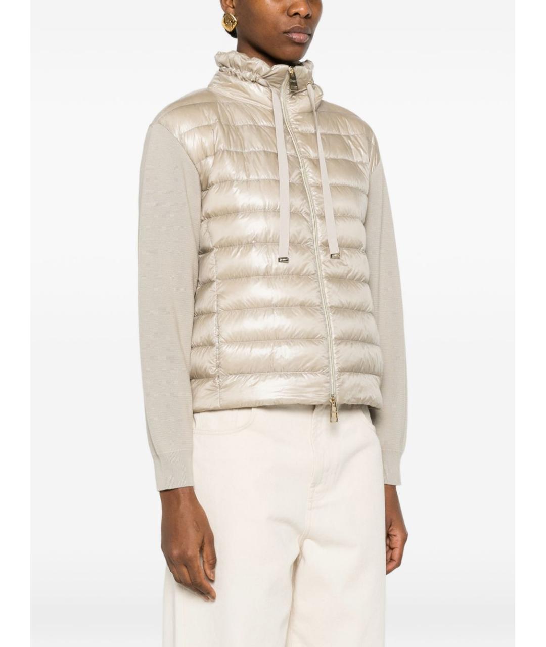 HERNO Бежевая шерстяная куртка, фото 2