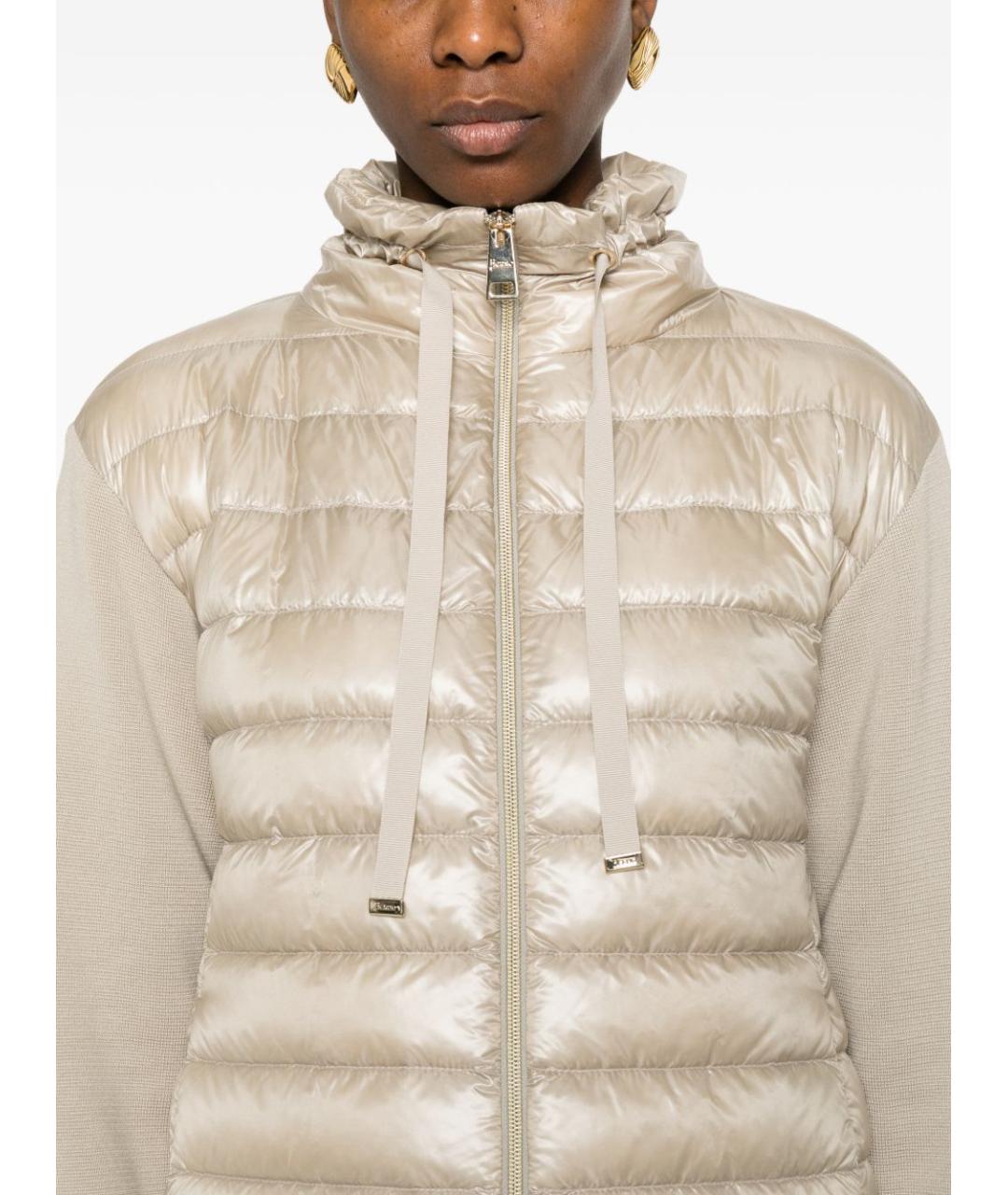 HERNO Бежевая шерстяная куртка, фото 5