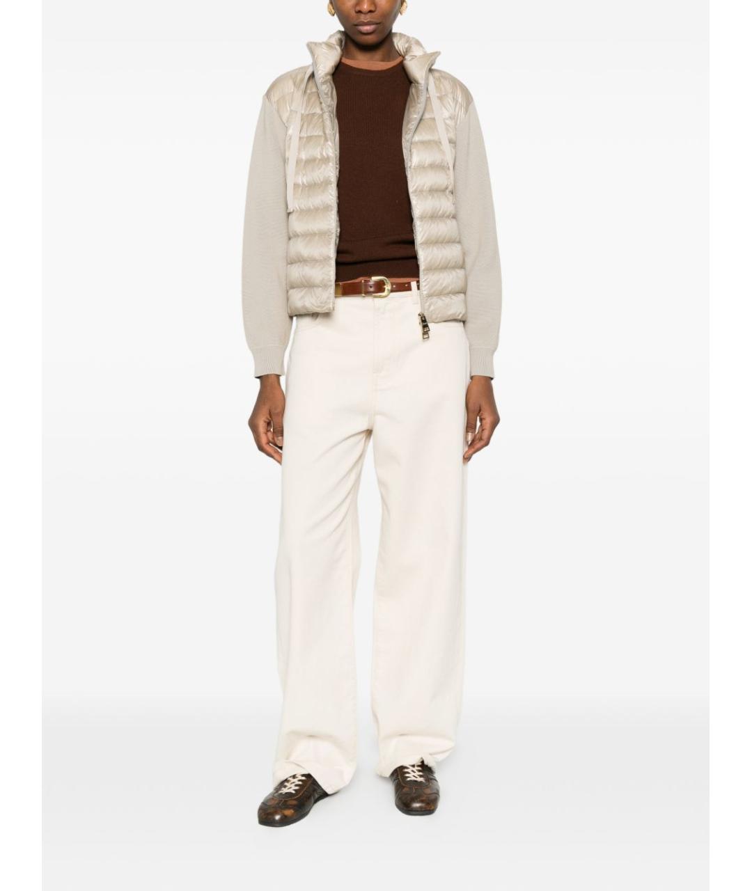 HERNO Бежевая шерстяная куртка, фото 4