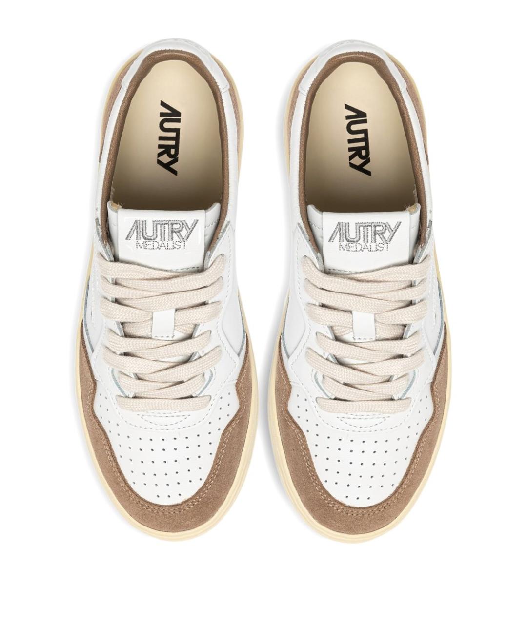 AUTRY Белые кожаные кеды, фото 2