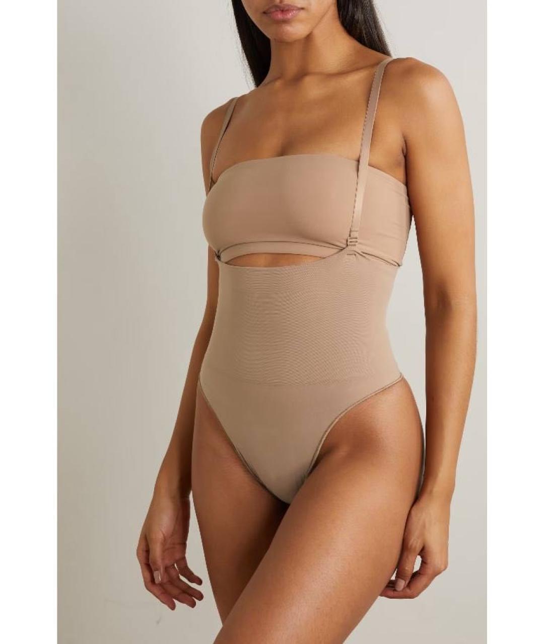 SKIMS Бежевые трусы, фото 4