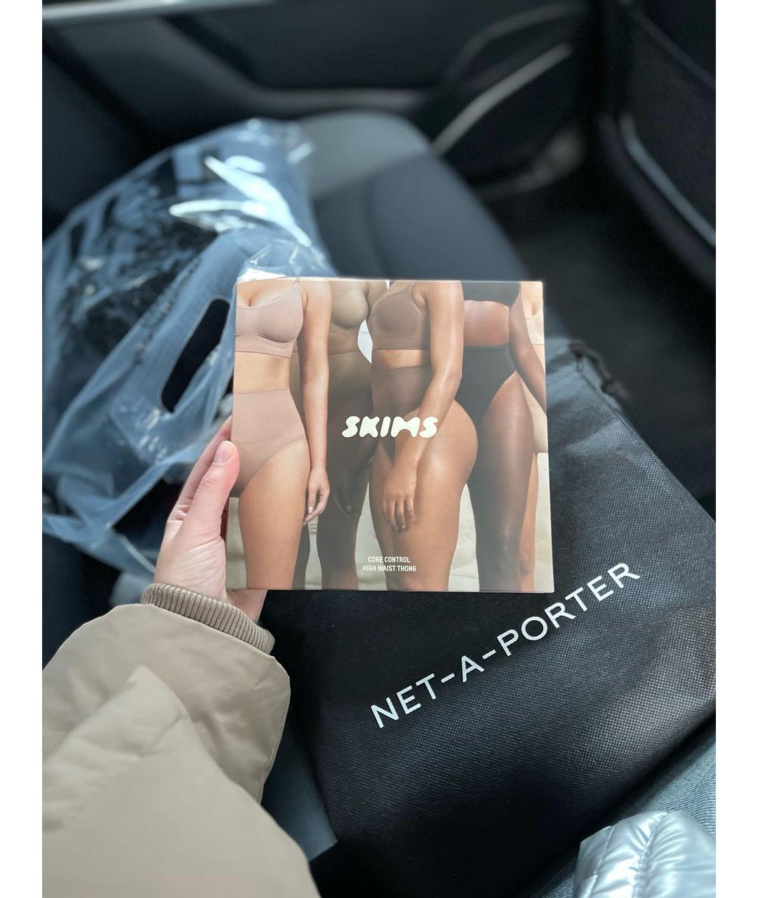 SKIMS Бежевые трусы, фото 2