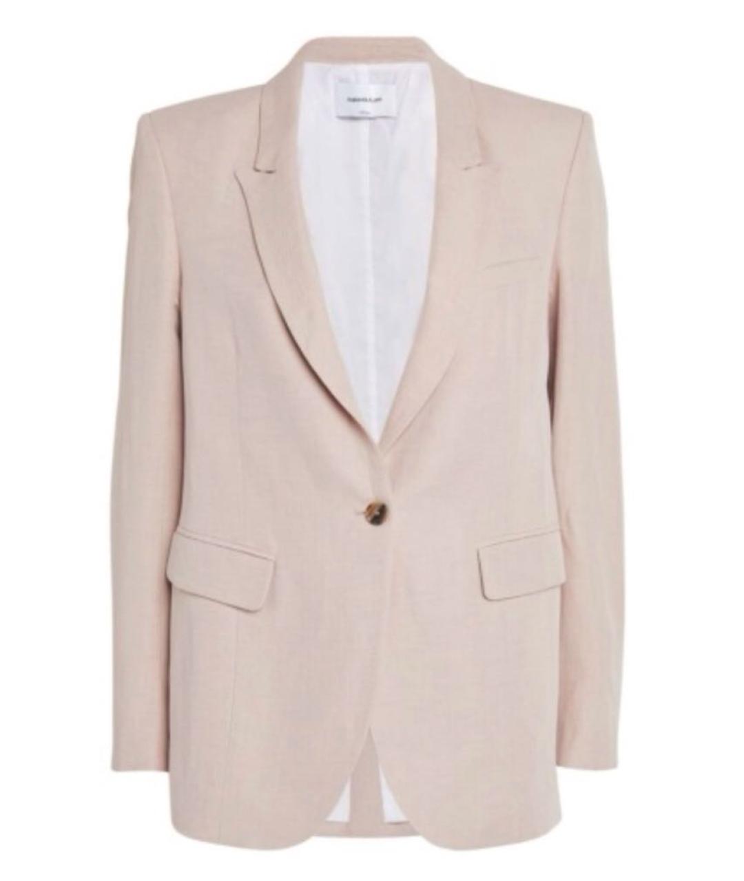 FABIANA FILIPPI Бежевый вискозный костюм с брюками, фото 3