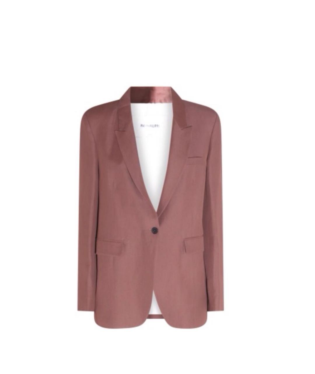 FABIANA FILIPPI Коричневый вискозный костюм с брюками, фото 5