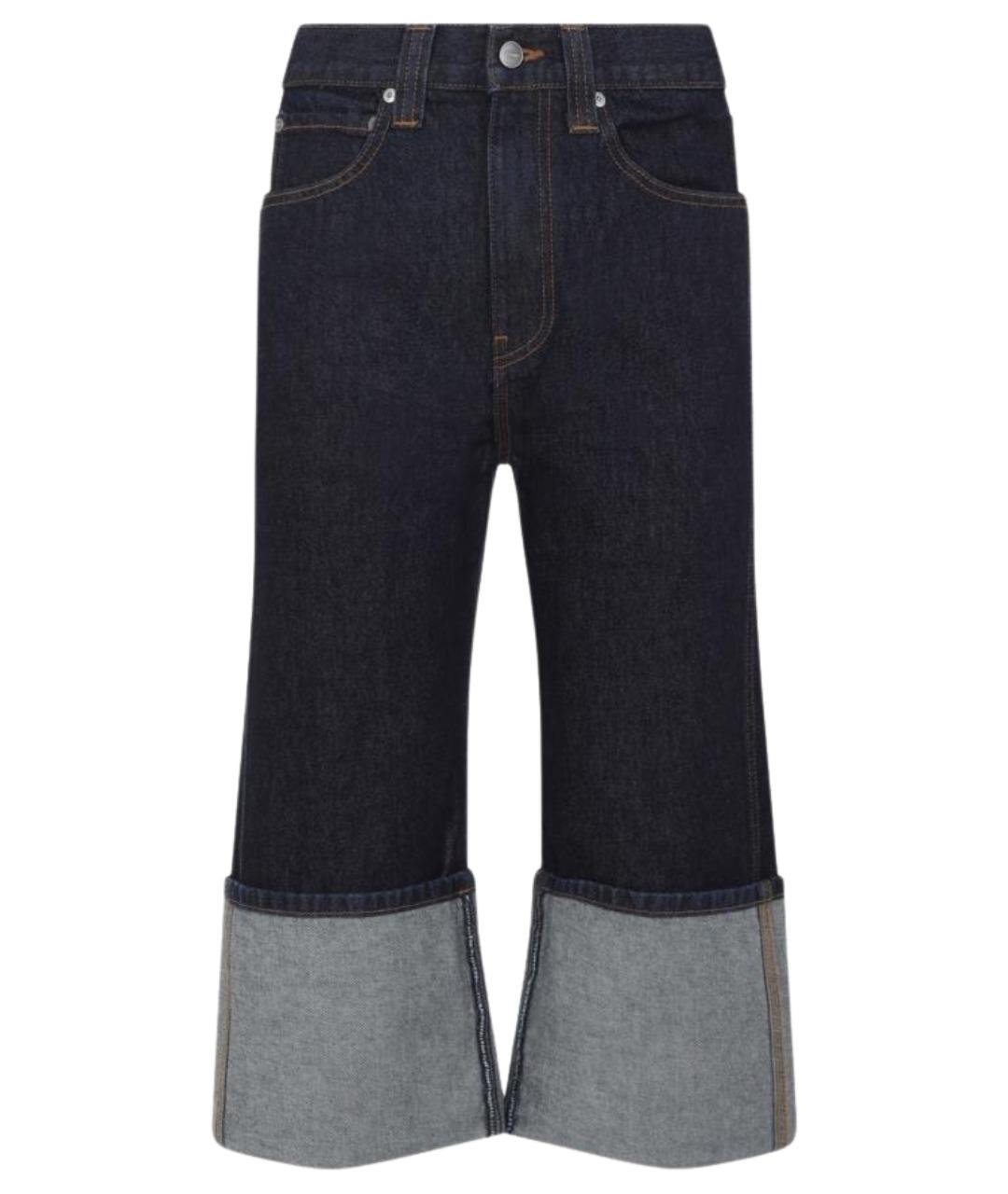 KHAITE Синие хлопковые прямые джинсы, фото 1