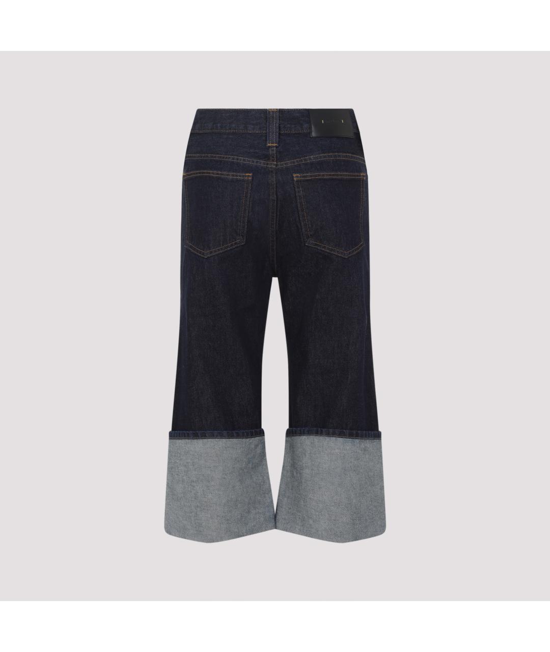 KHAITE Синие хлопковые прямые джинсы, фото 2