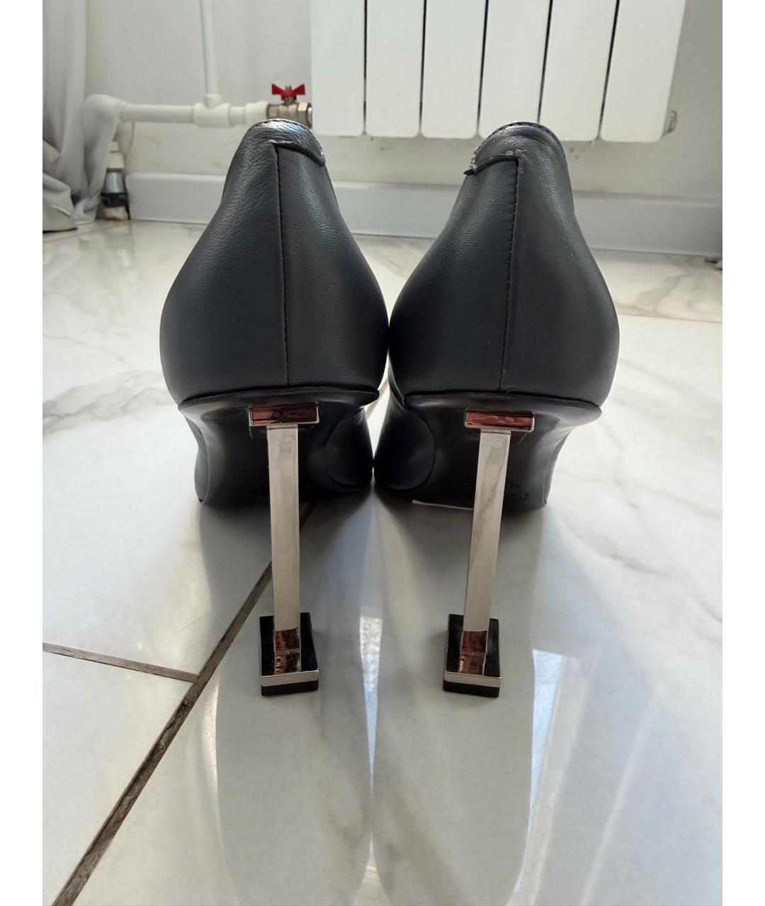 ICEBERG Серые кожаные туфли, фото 4