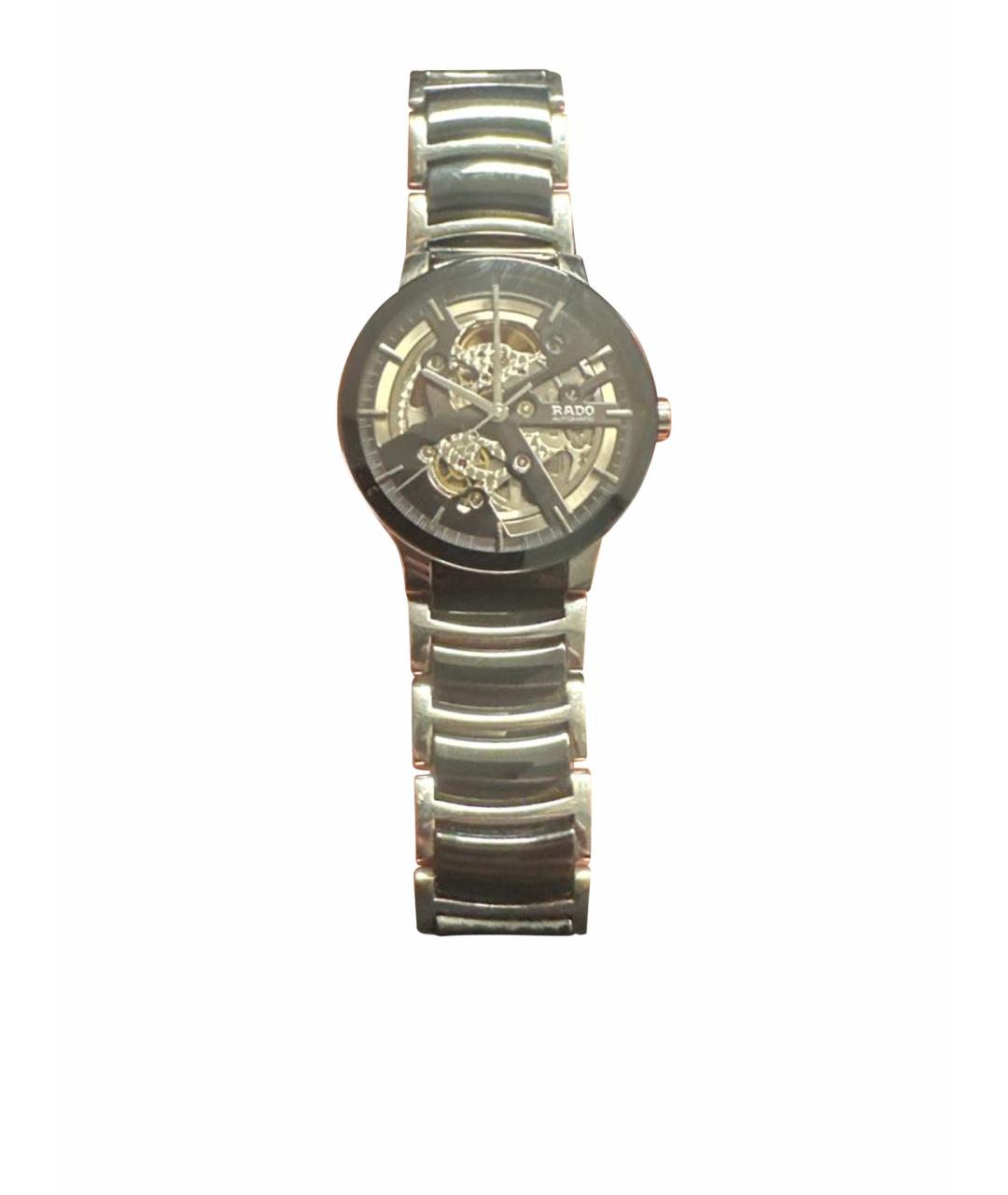 RADO Черные серебряные часы, фото 1