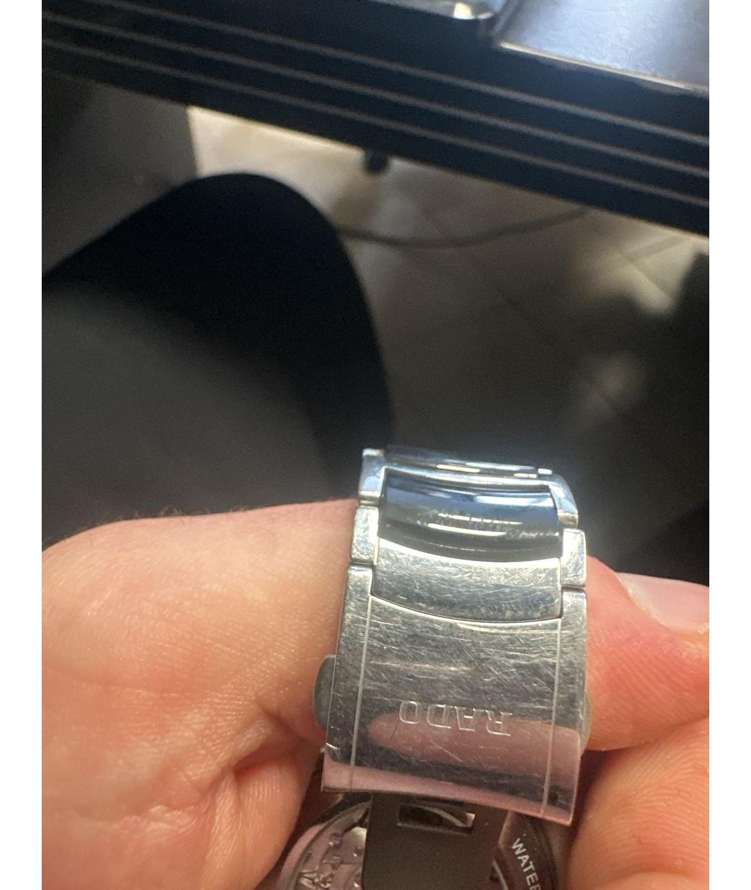 RADO Черные серебряные часы, фото 3