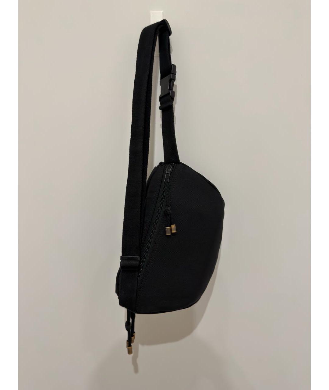 VETEMENTS Черная хлопковая поясная сумка, фото 6