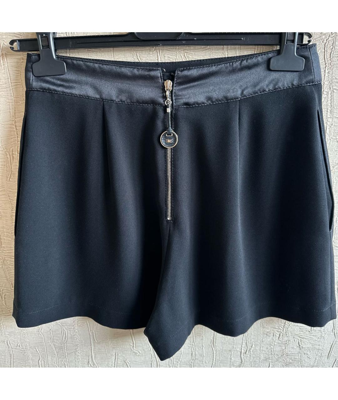 ELISABETTA FRANCHI Черные шорты, фото 3