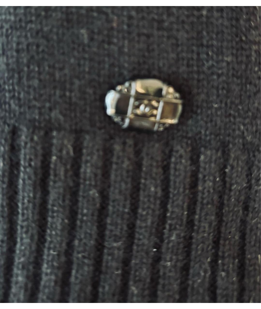 CHANEL Черное кашемировое платье, фото 3