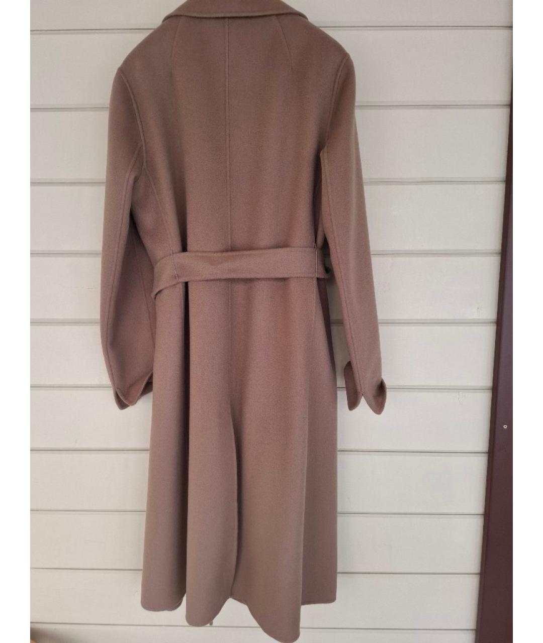 'S MAX MARA Бежевое шерстяное пальто, фото 2