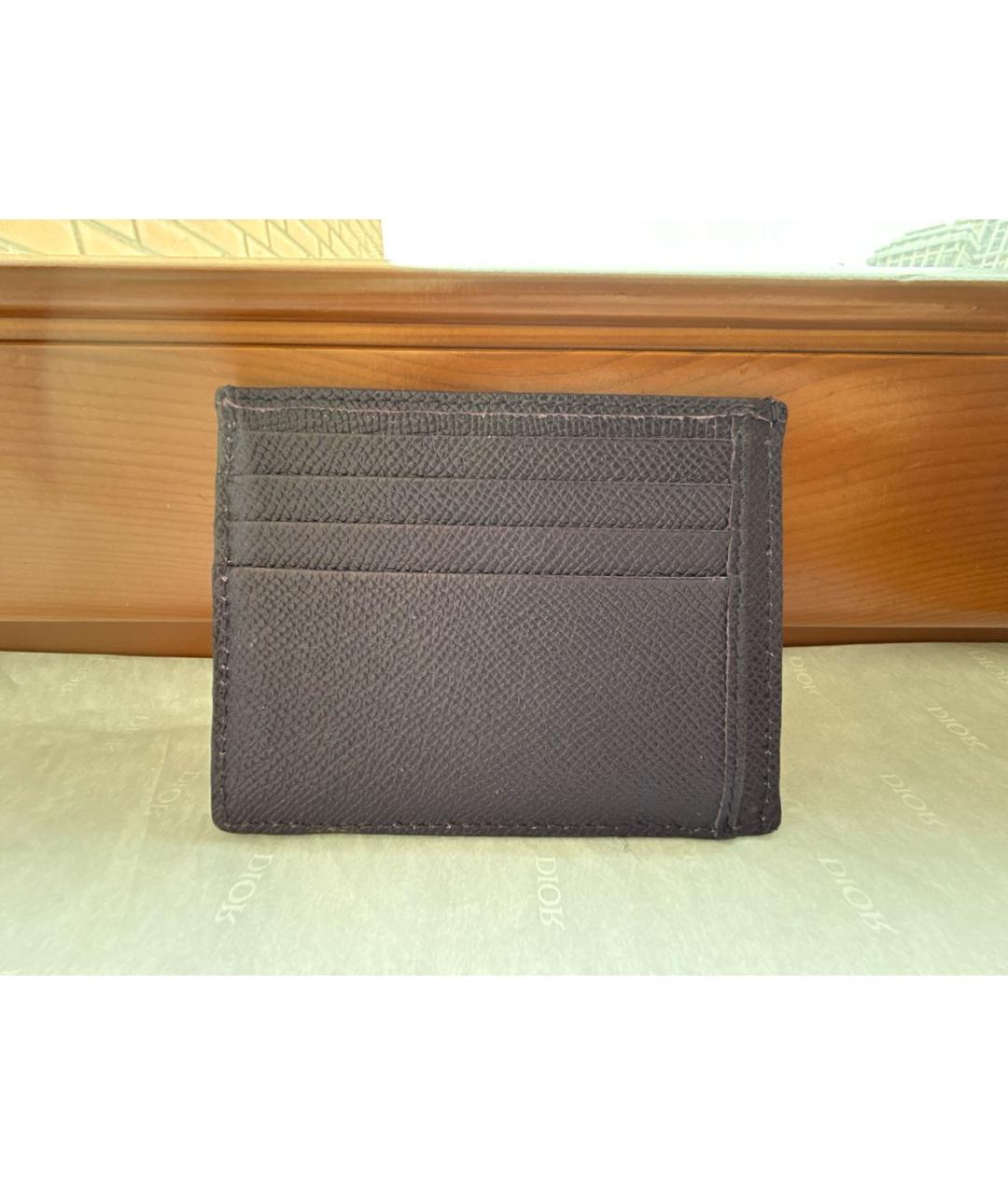 BURBERRY Фиолетовый кожаный кардхолдер, фото 2