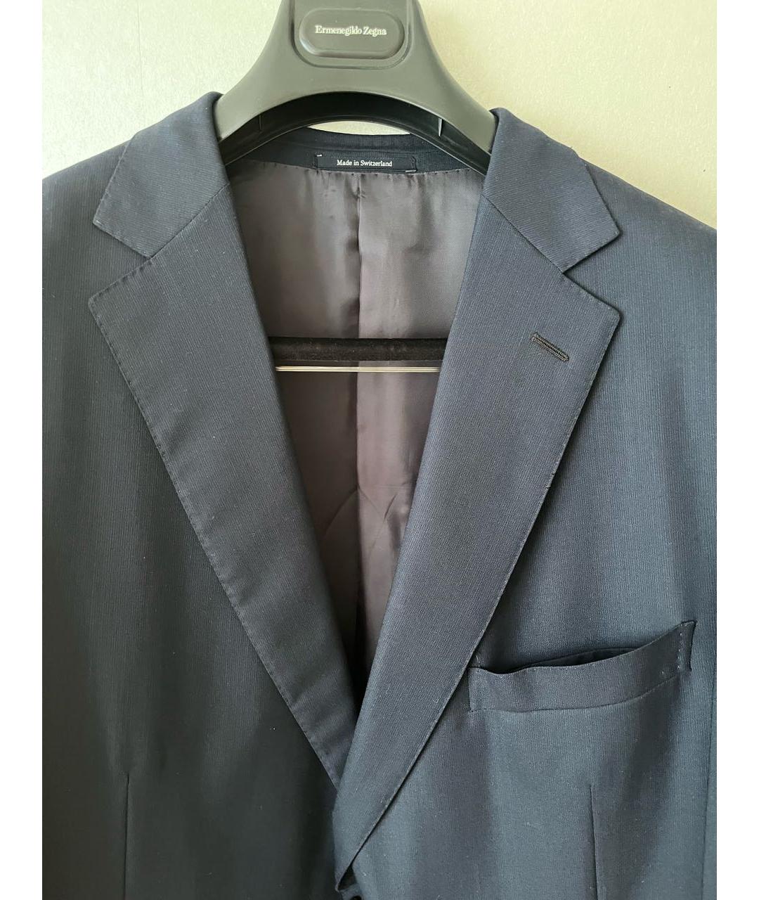 ERMENEGILDO ZEGNA XXX Темно-синий классический костюм, фото 4