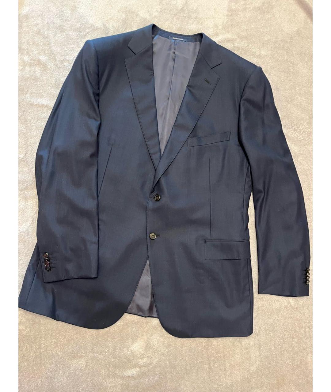 ERMENEGILDO ZEGNA XXX Темно-синий классический костюм, фото 5