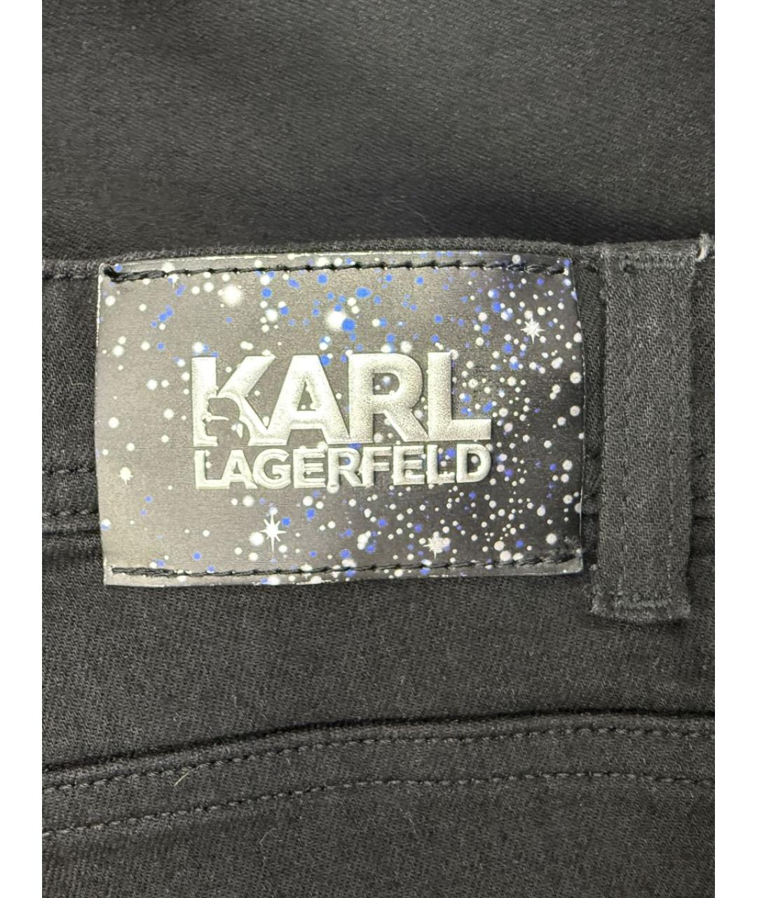 KARL LAGERFELD Черные прямые джинсы, фото 3