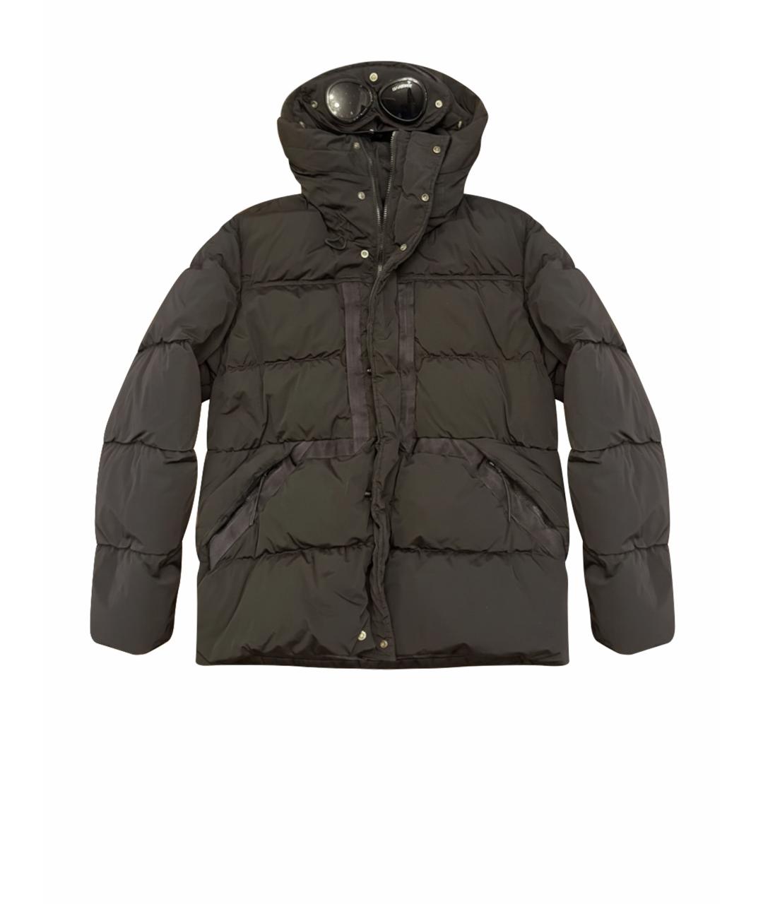 CP COMPANY Черный полиамидовый пуховик, фото 1