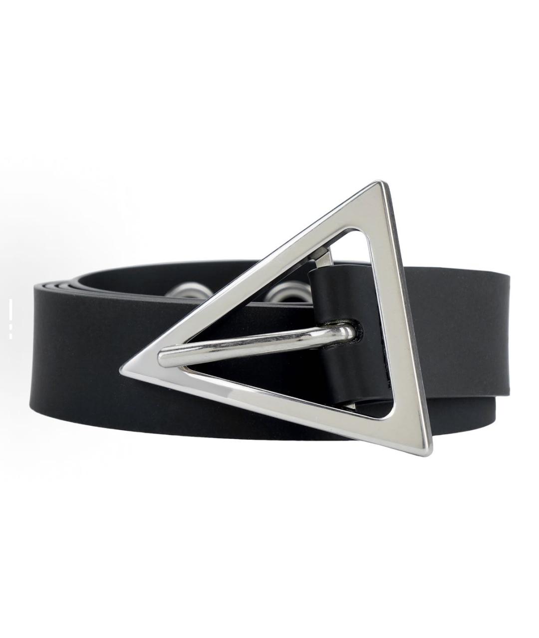 BOTTEGA VENETA Черный резиновый ремень, фото 5